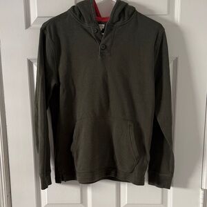 Crewcuts Dark Green Hoodie - Kids XL (12-14)